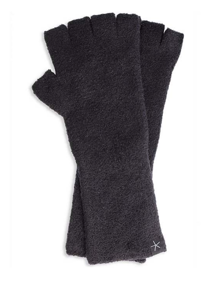 Barefoot Dreams: CozyChic Lite® Fingerless Gloves -Black
