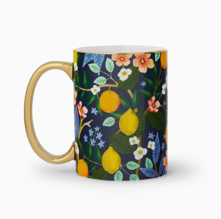 Citrus Grove Porcelain Mug