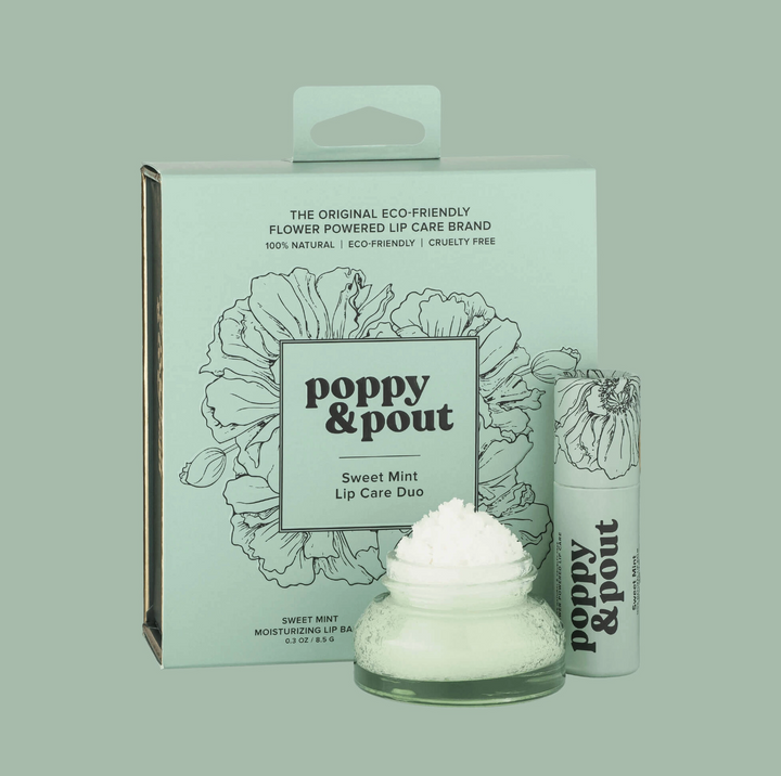 Poppy & Pout: Lip Care Duo, Sweet Mint