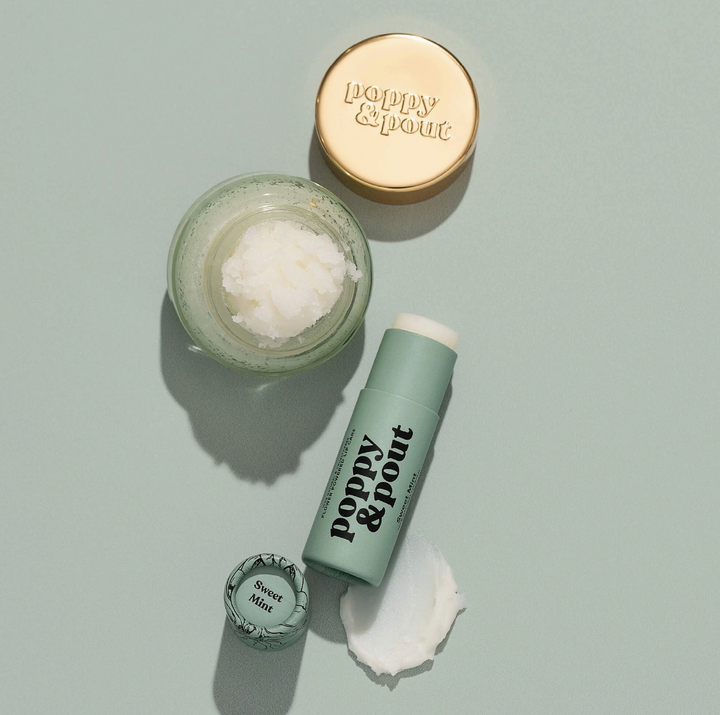 Poppy & Pout: Lip Care Duo, Sweet Mint