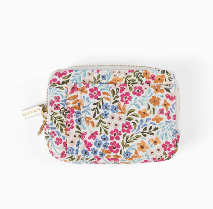 Floral Filigree Zip Wallet