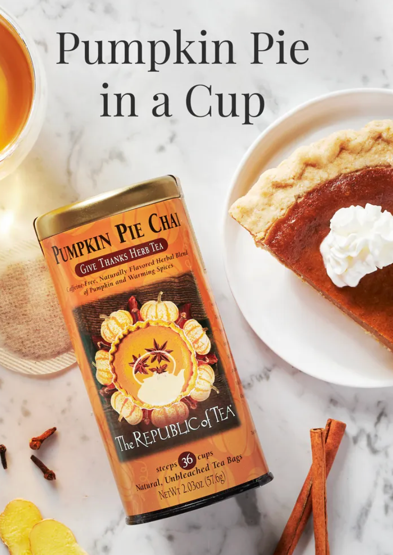 Pumpkin Pie Chai Herbal Tea Bags