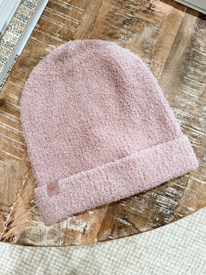 Barefoot Dreams: CozyChic Ribbed Beanie- TeaBerry