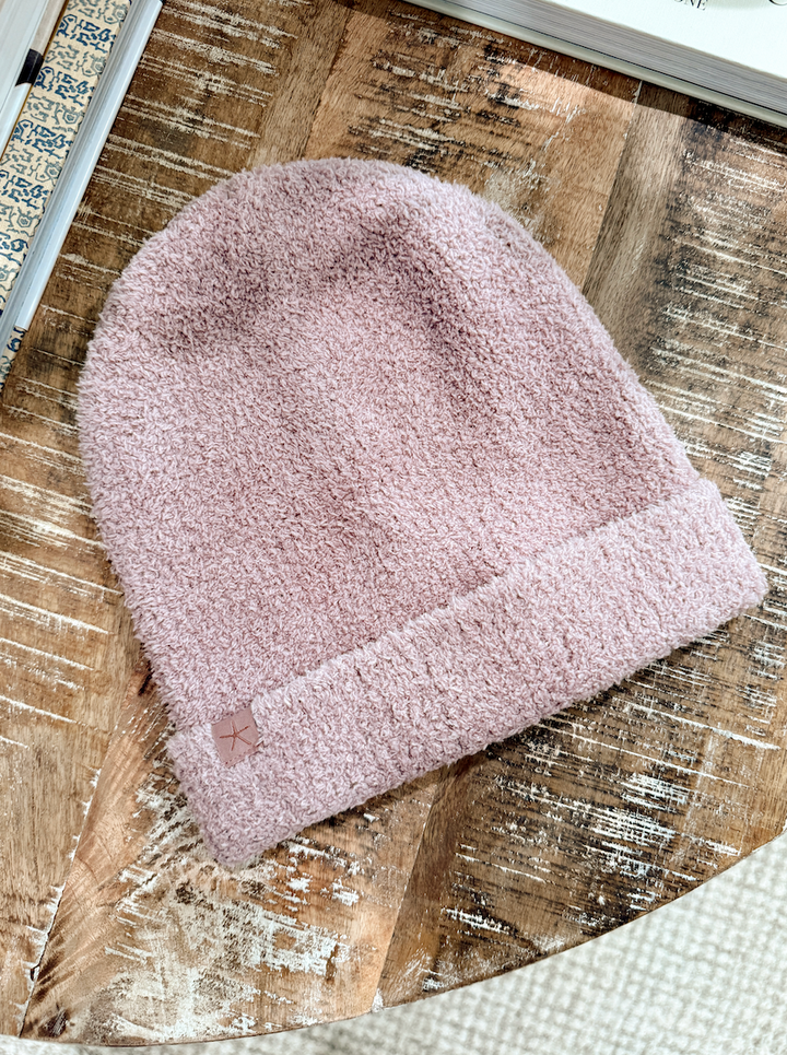 Barefoot Dreams: CozyChic Ribbed Beanie- TeaBerry