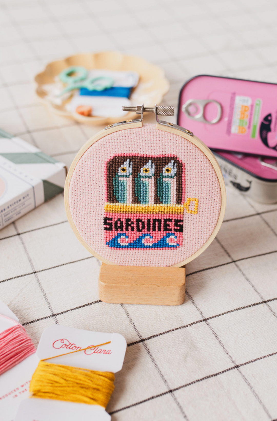 Sardines Cross Stitch Kit