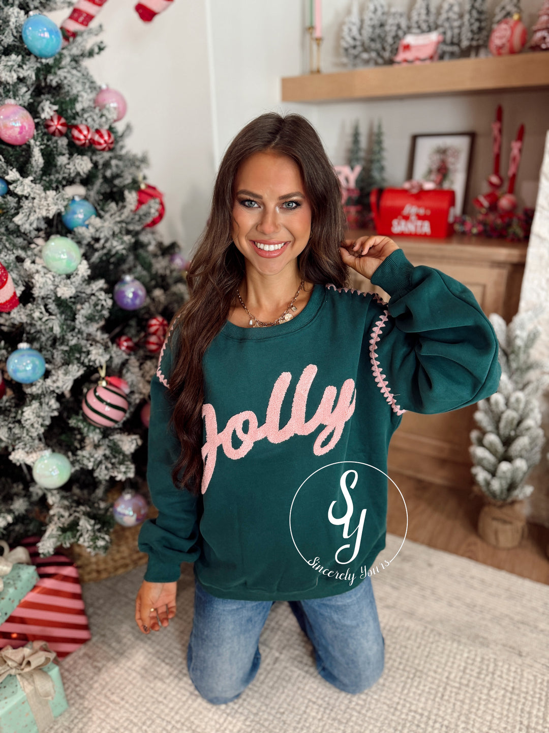 Jolly Living Pullover - Hunter Green