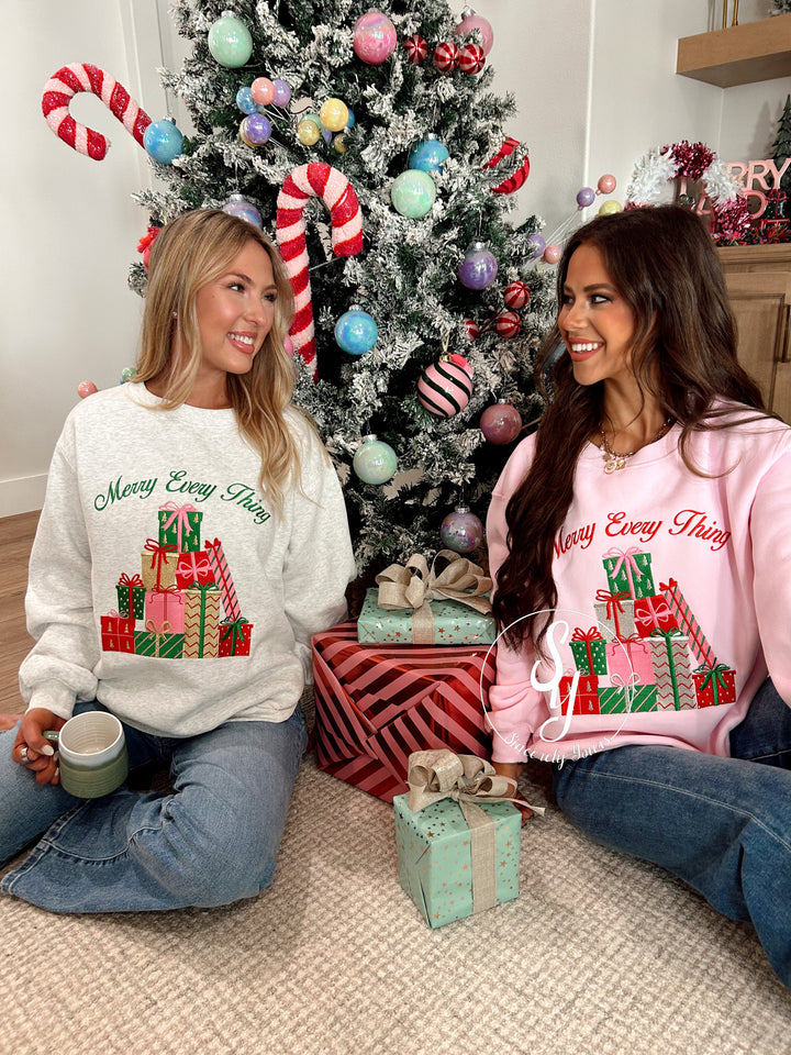 All The Presents Crewneck - H. Grey