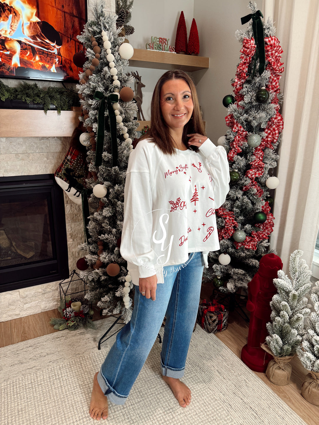 Holiday Cheer Graphic - Snow White