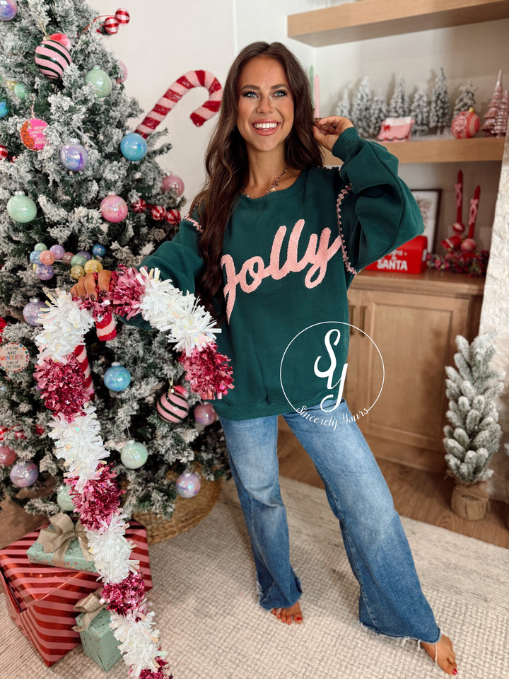 Jolly Living Pullover - Hunter Green