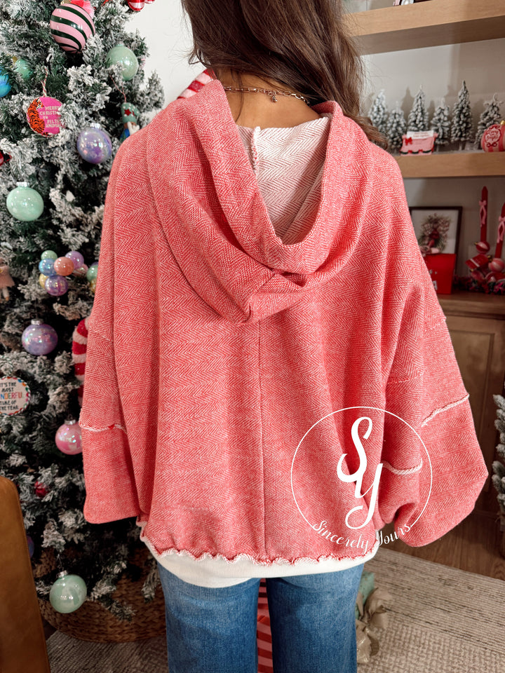 Red Bow Feeling Sweatshirt - Red