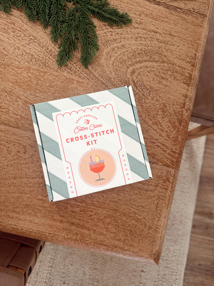 Cocktail Cross Stitch Kit