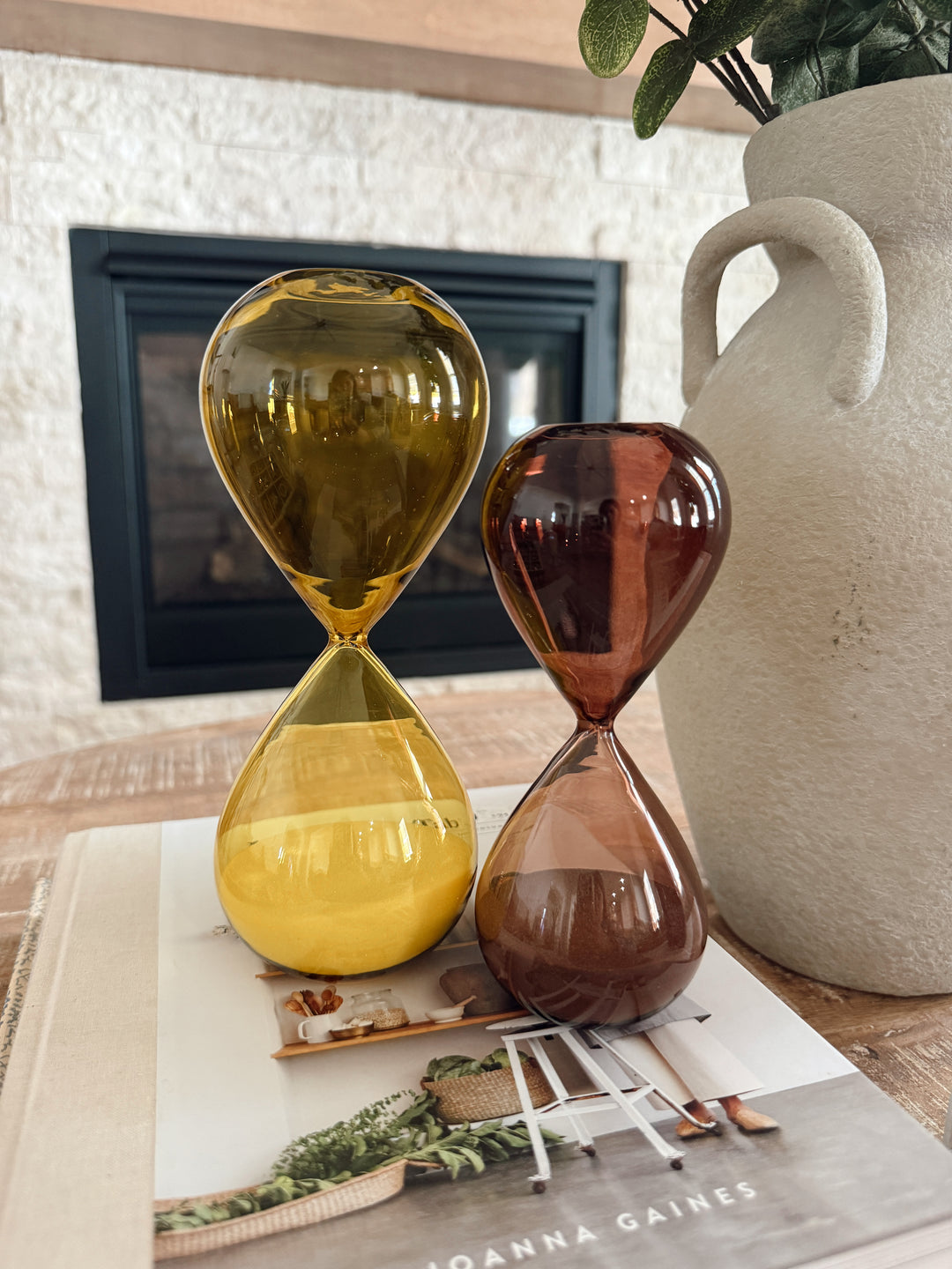 Hourglass, 15 min - Smoky Quartz