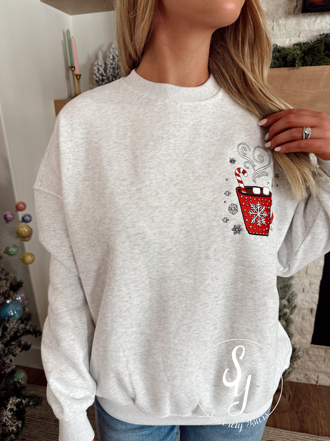 Hot Chocolate Making Graphic - Pearl Grey