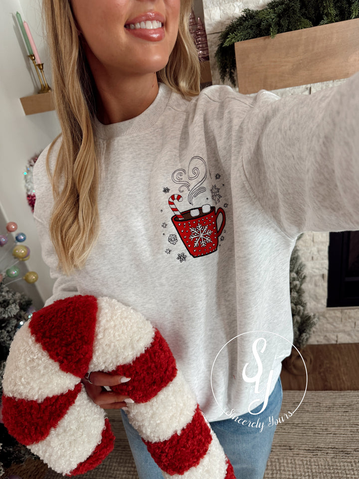 Hot Chocolate Making Graphic - Pearl Grey