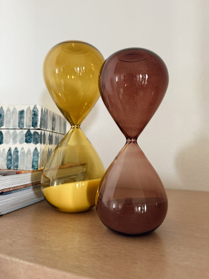 Hourglass, 15 min - Smoky Quartz