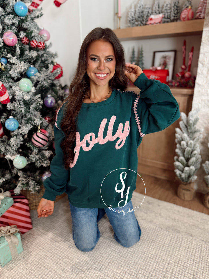 Jolly Living Pullover - Hunter Green