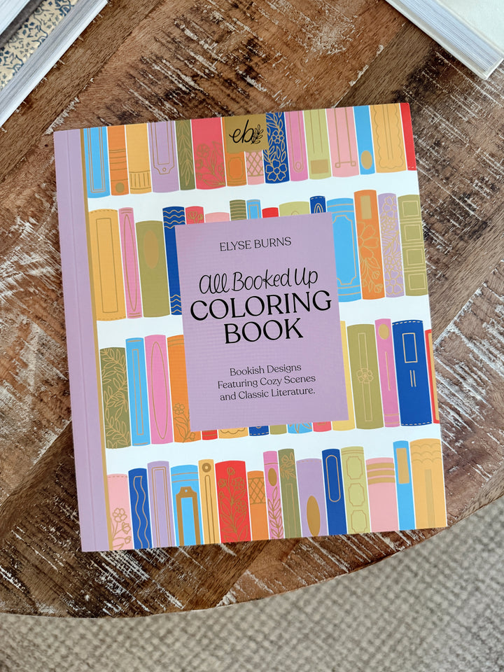 All Booked Up Coloring Book | Bookish &amp; Reading