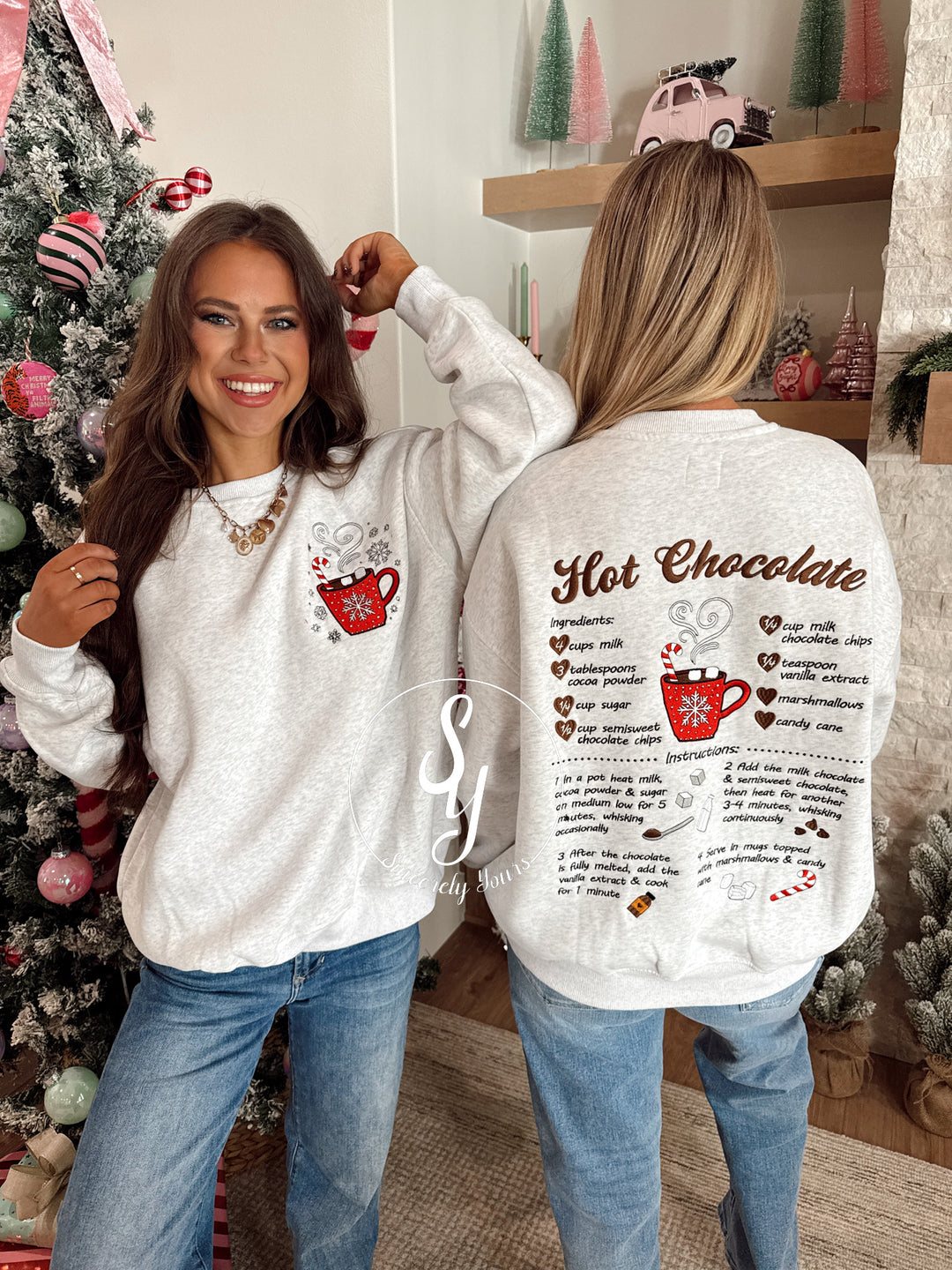 Hot Chocolate Making Graphic - Pearl Grey