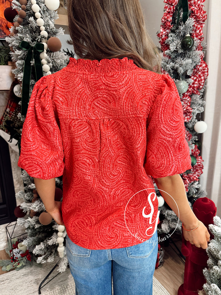 Very Merry Top - Red