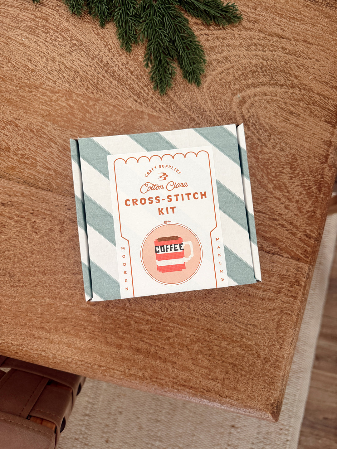 Coffee Mug Cross Stitch Kit