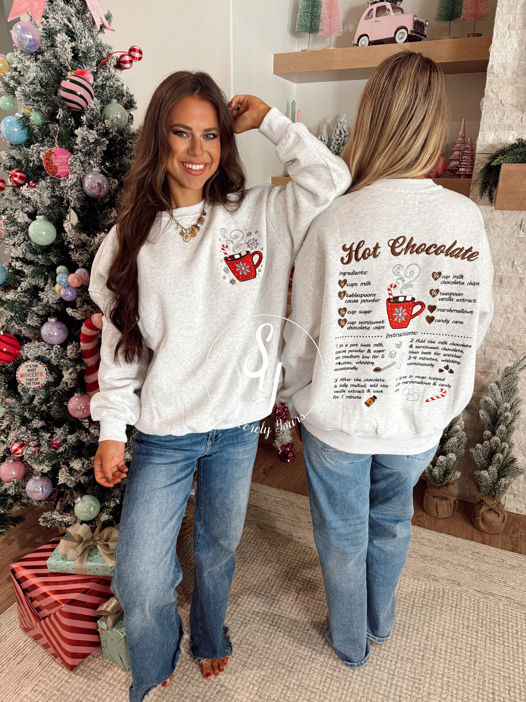 Hot Chocolate Making Graphic - Pearl Grey