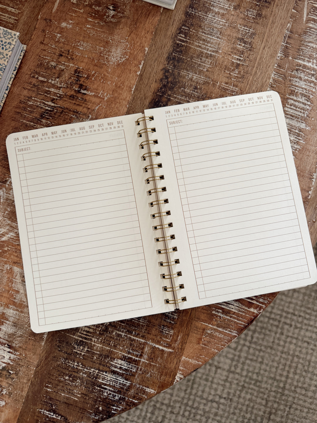 Small Twinwire Notebook - Pinwheel Pink