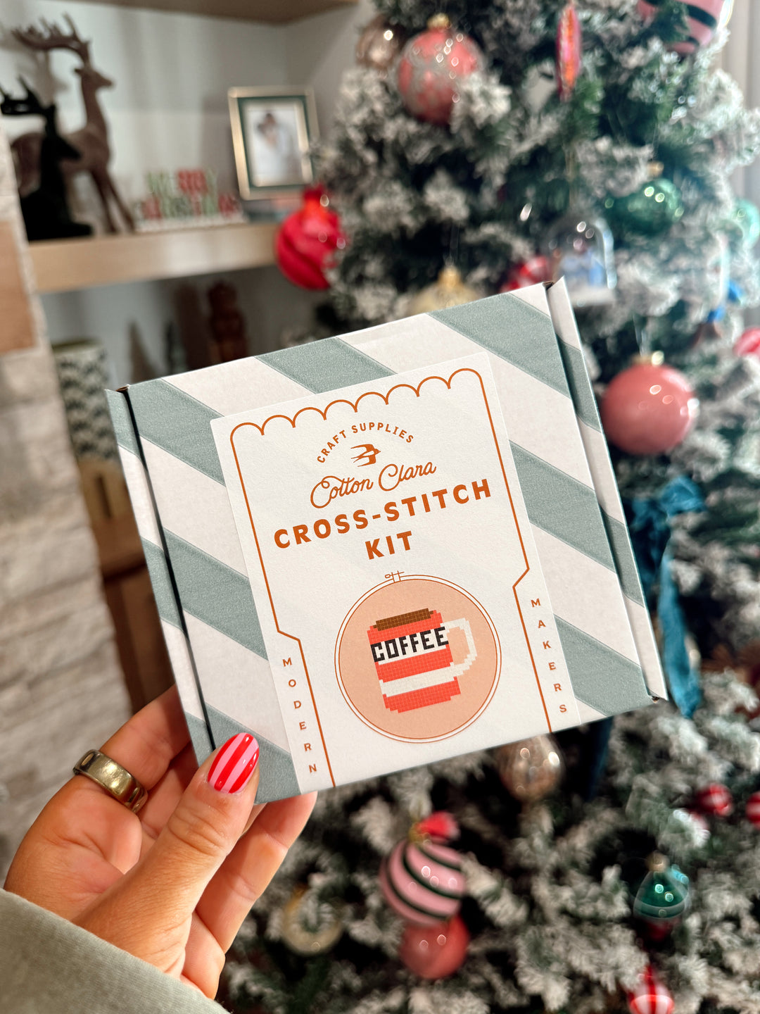 Coffee Mug Cross Stitch Kit