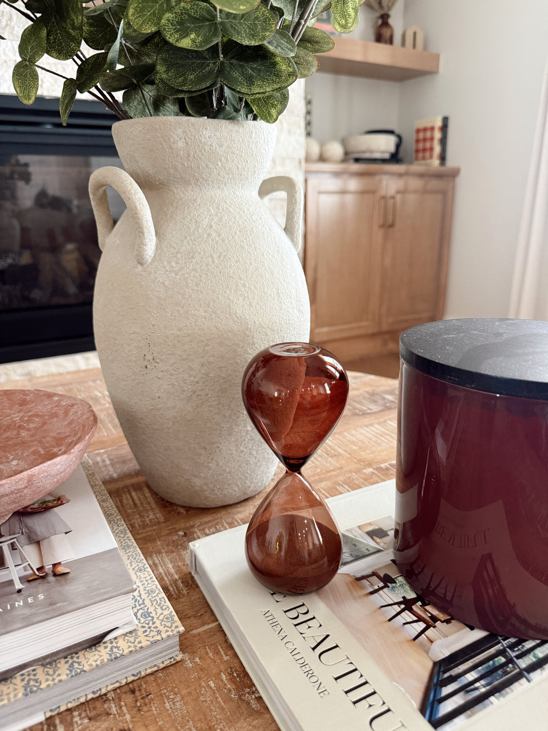 Hourglass, 15 min - Smoky Quartz