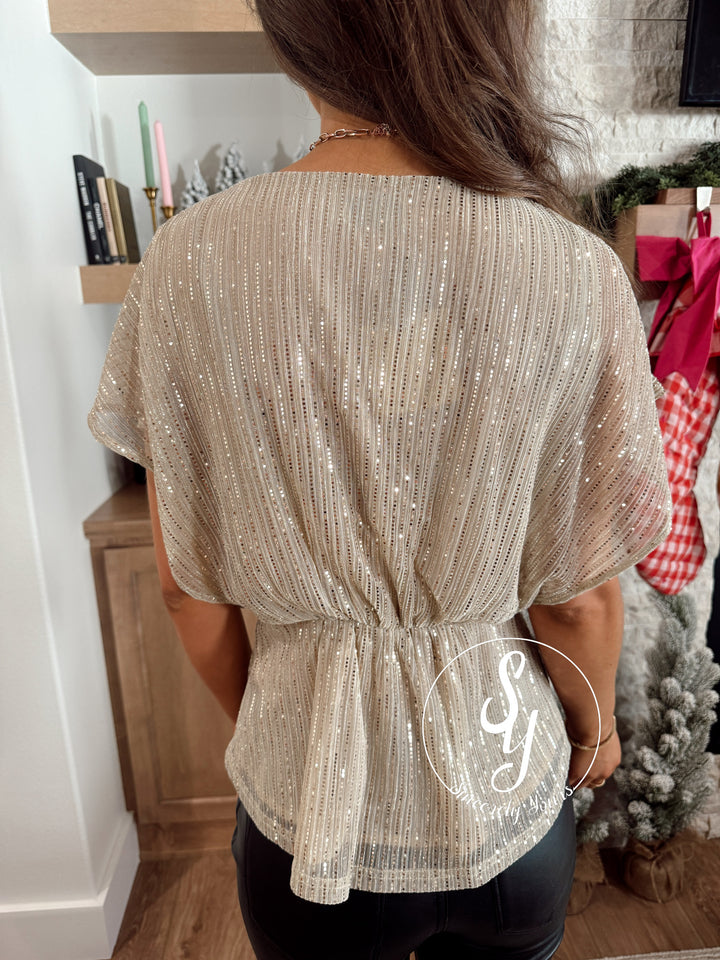 Stellan Blouse - Starlight Gold