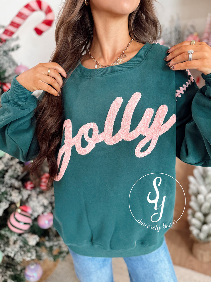 Jolly Living Pullover - Hunter Green