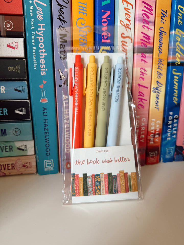 Book Was Better Pen Set