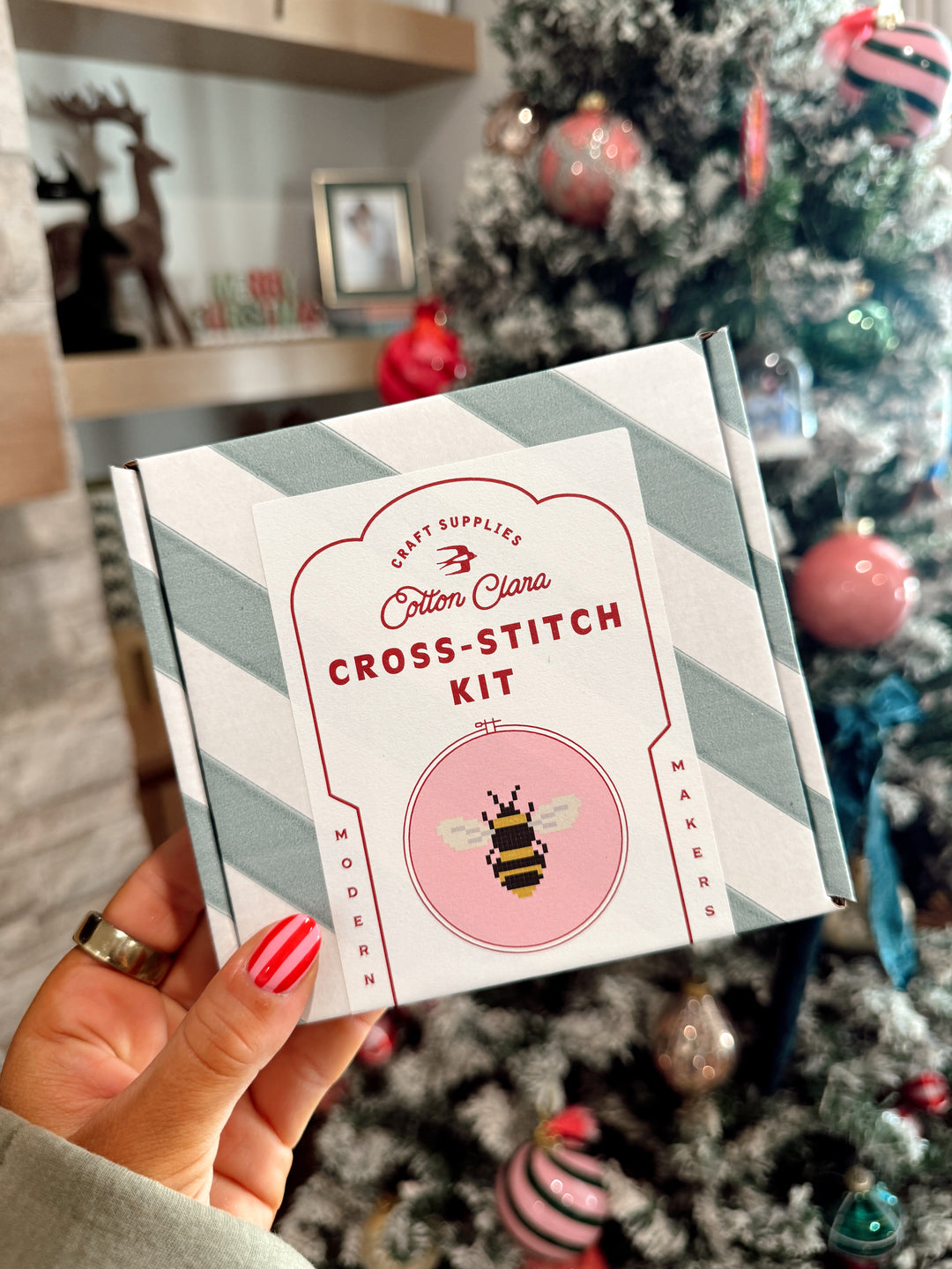 Bee Cross Stitch Kit