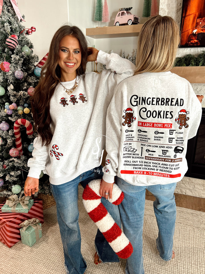 Gingerbread Making Graphic - Pearl Grey