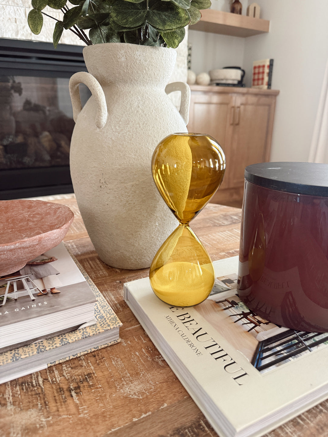 Hourglass, 30 min- Chartreuse Ombre