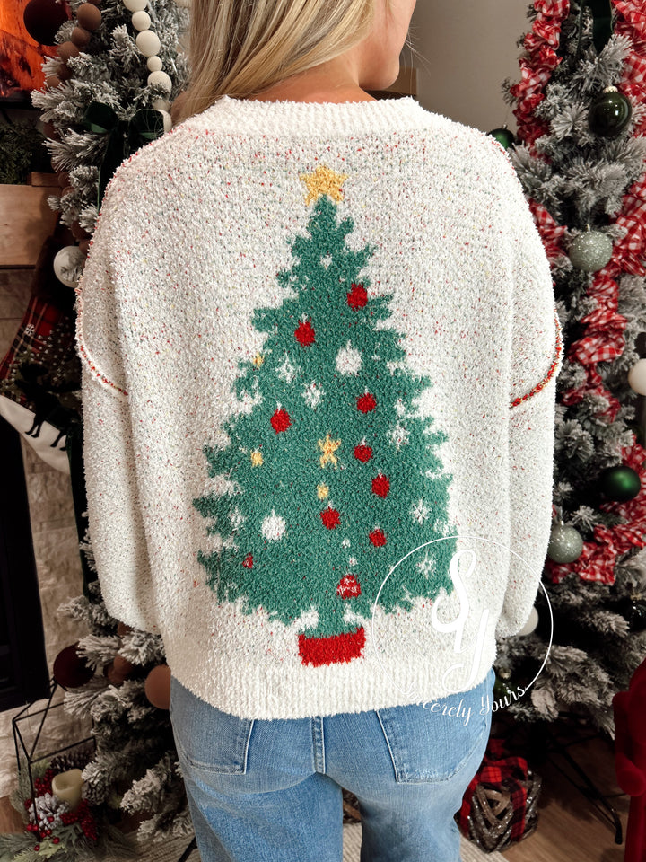 Oh Christmas Tree Cardigan - Multi
