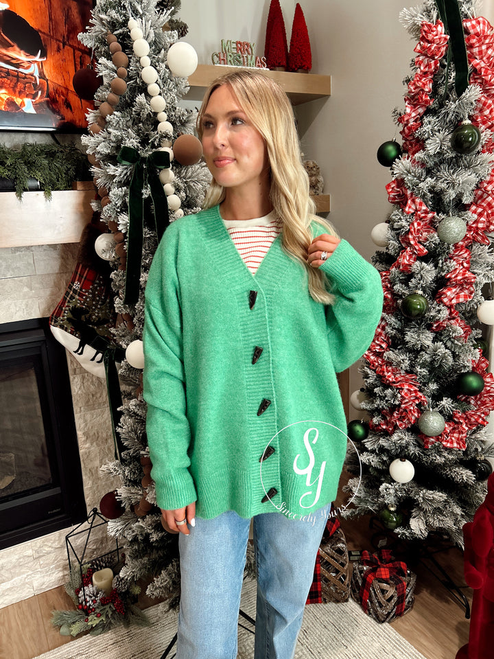 Envious Cardigan - Green