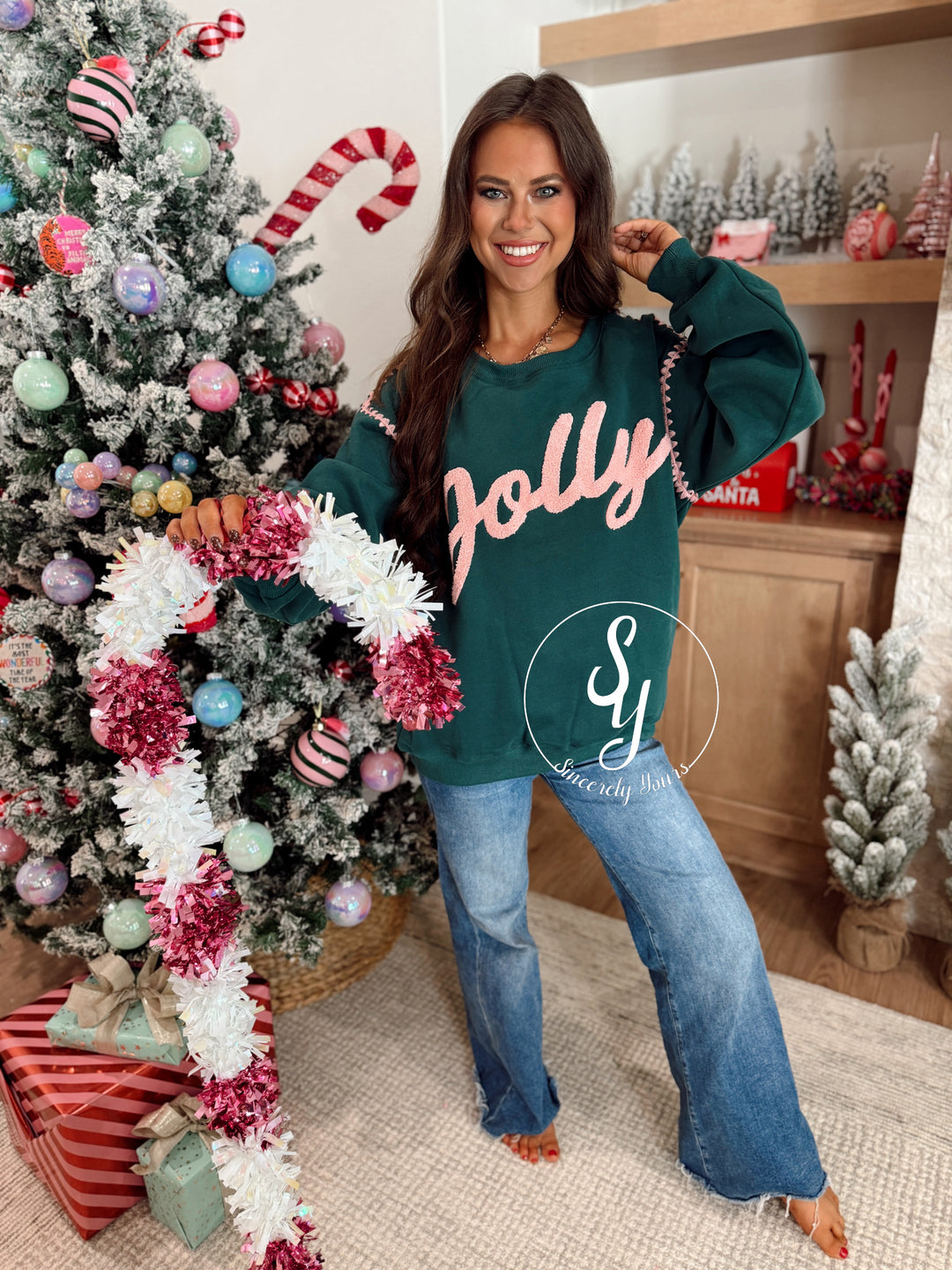 Jolly Living Pullover - Hunter Green