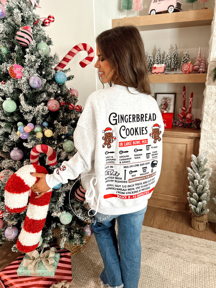 Gingerbread Making Graphic - Pearl Grey