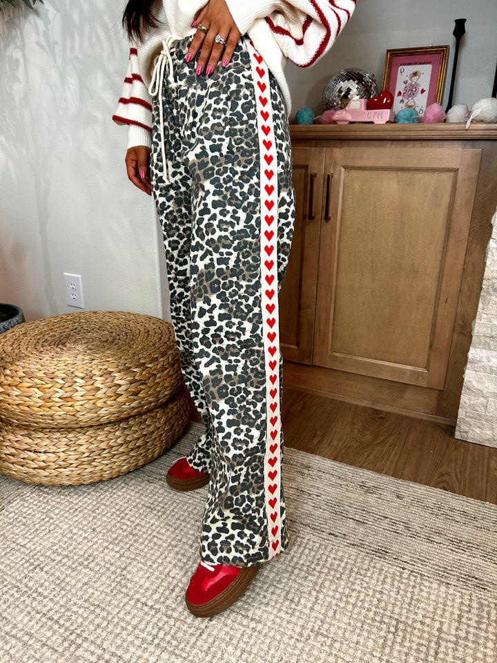 Conversation Heart Denim - Red Heart