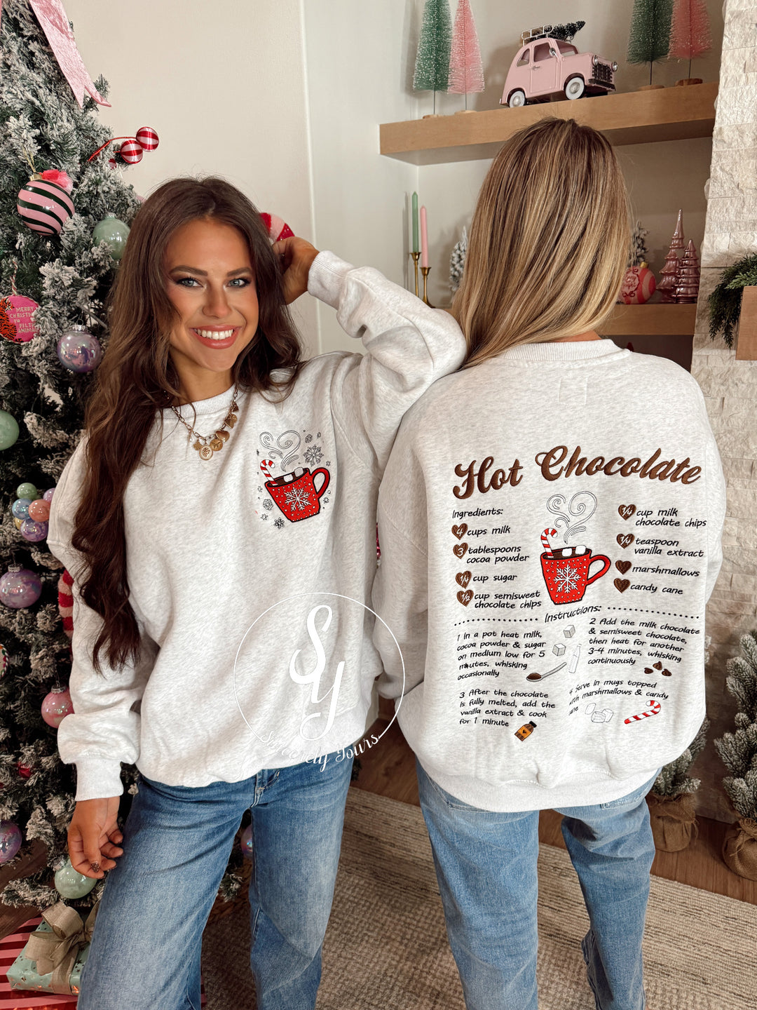 Hot Chocolate Making Graphic - Pearl Grey