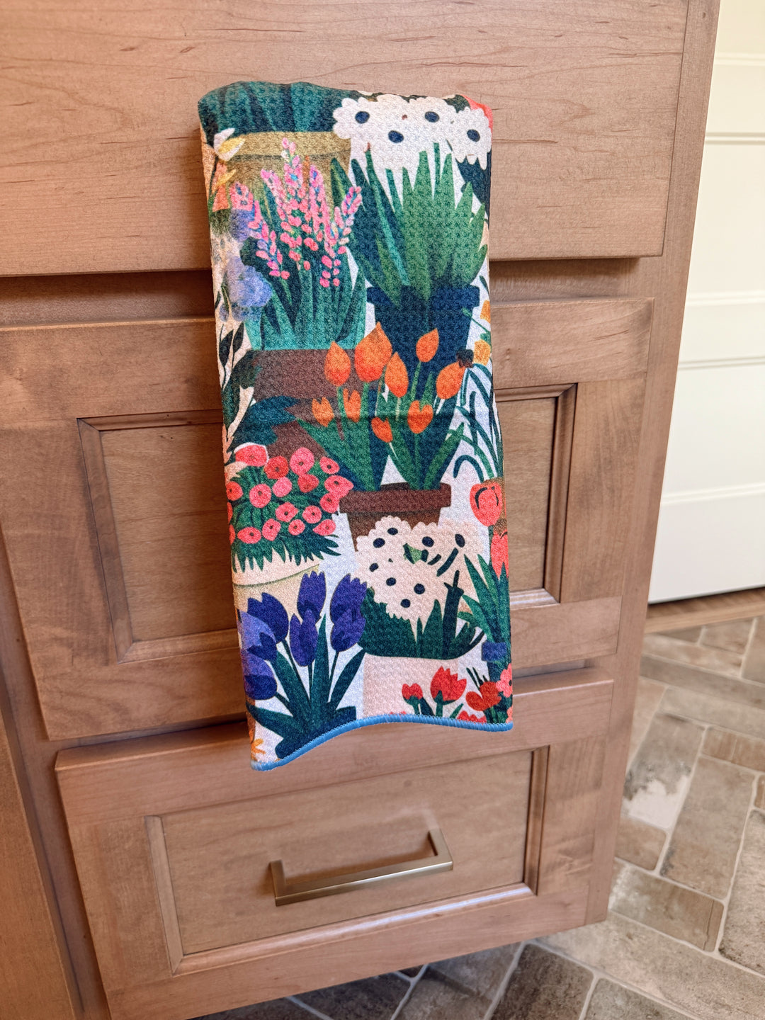 Pots Of Love: Double-Sided Hand Towel