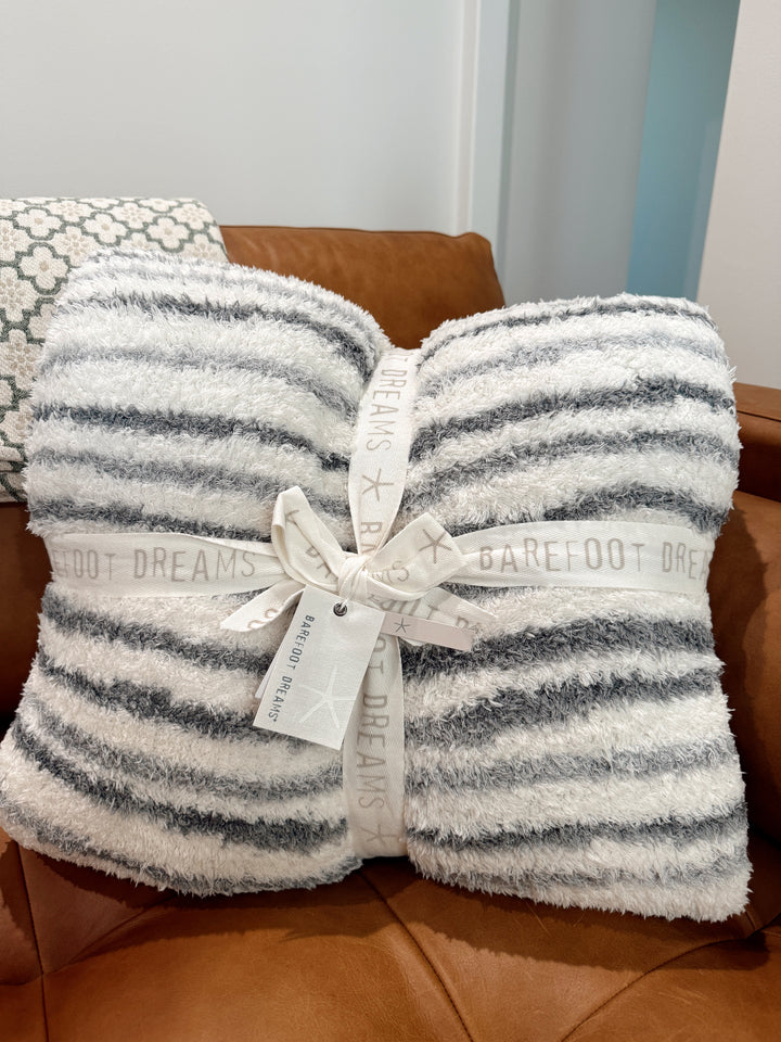 Barefoot Dreams: CozyChic® Space Dye Throw -Moonbeam