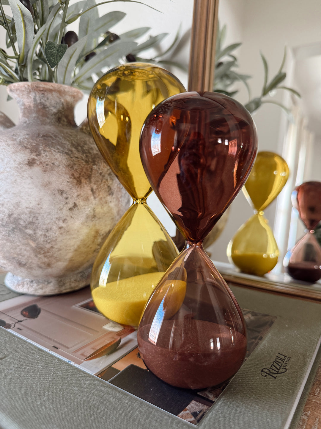 Hourglass, 30 min- Chartreuse Ombre