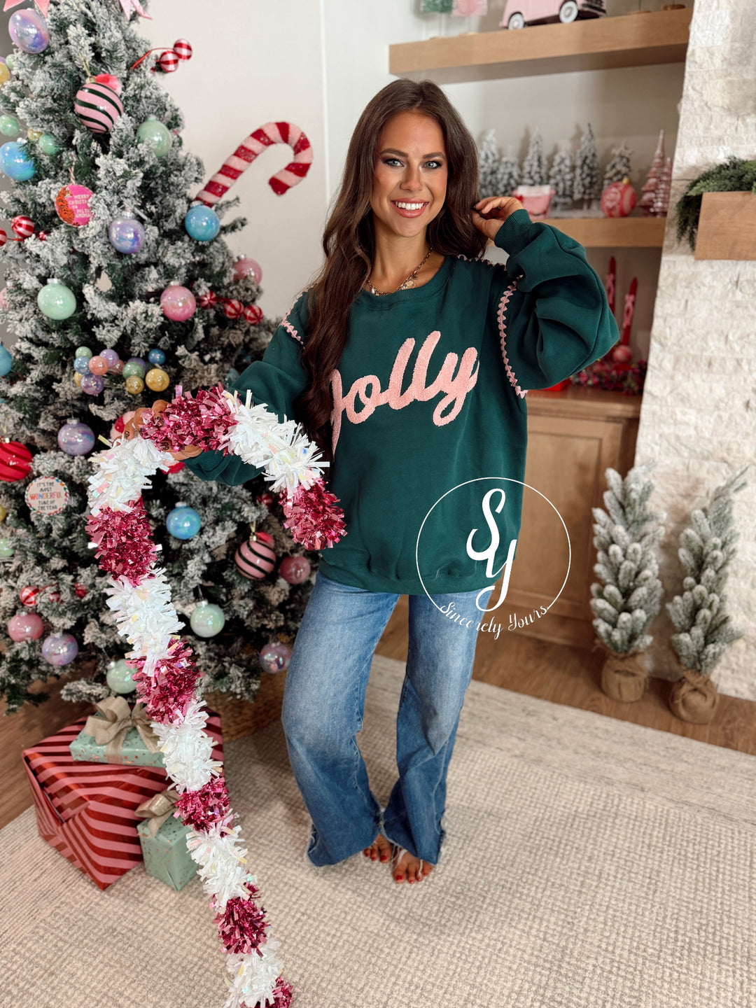 Jolly Living Pullover - Hunter Green