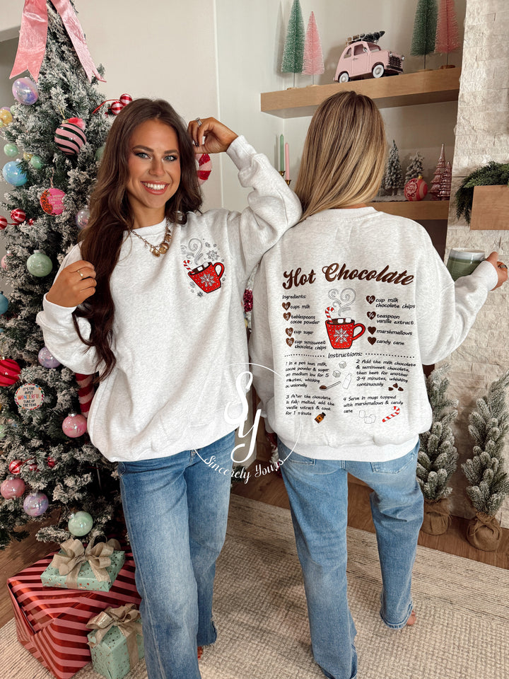 Hot Chocolate Making Graphic - Pearl Grey