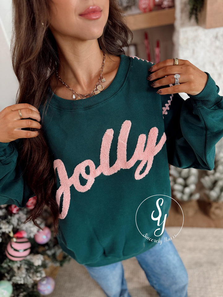 Jolly Living Pullover - Hunter Green