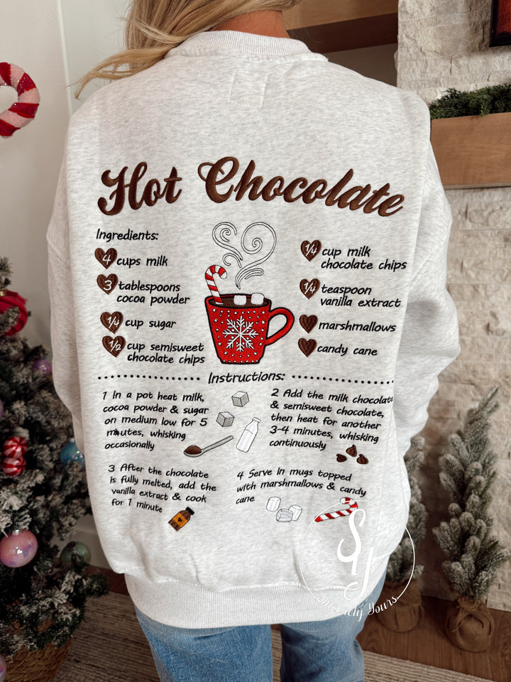 Hot Chocolate Making Graphic - Pearl Grey