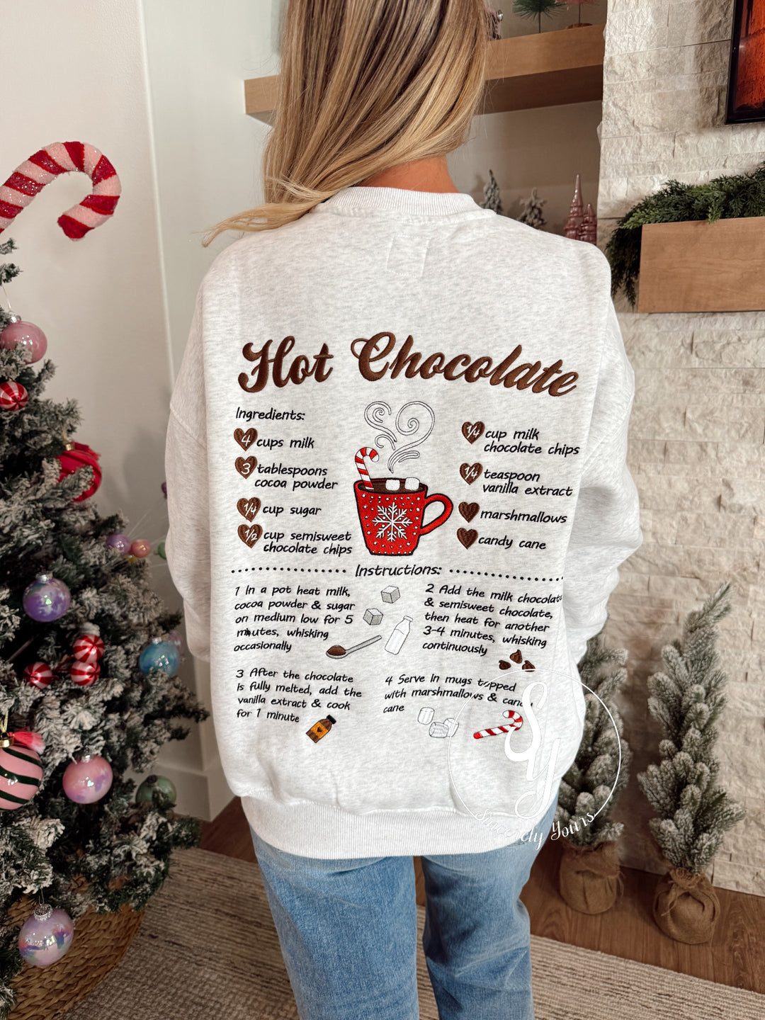 Hot Chocolate Making Graphic - Pearl Grey