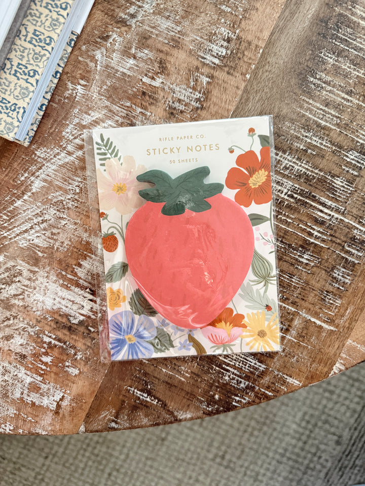 Strawberry Sticky Notes