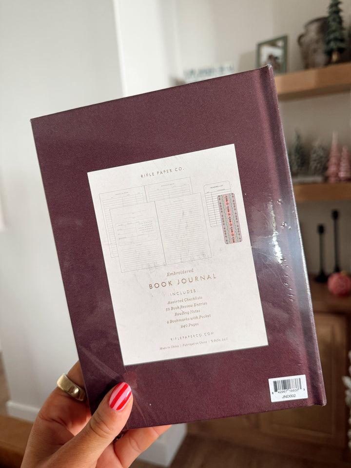 Ladies Night Book Club Embroidered Book Journal